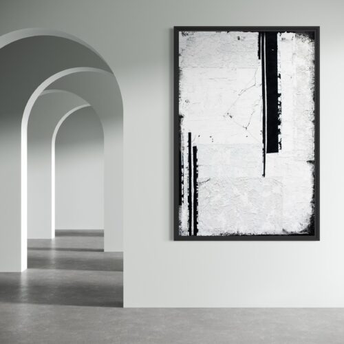 Reprodukcja SIM - autorstwa Hanny Dymarczyk - minimalistyczny obraz wielkoformatowy